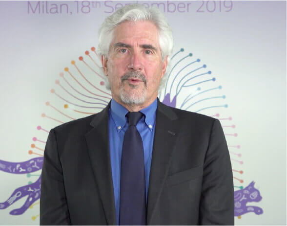 Michael Lappin, Ph.D., discussing the gut-brain axis and immune modulation.