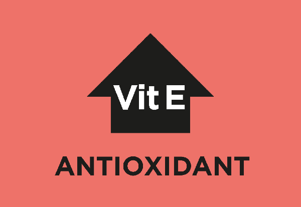 Økt innhold av vitamin E