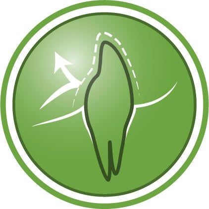 Hjelper med å beskytte tennene mot plakk og oppbygning av tannstein