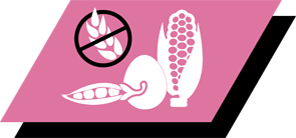 Formulert med utvalgte proteiner av høy kvalitet, uten hvete, for å støtte fôrtoleranse 