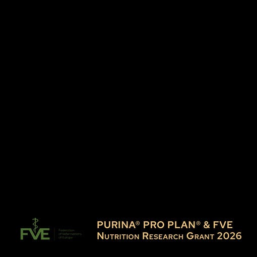 Banner for Purina Pro Plan og FVE Nutrition Research Grant 2026